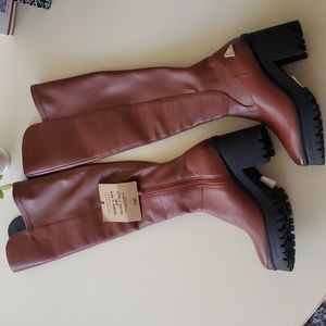 Gianni Bini Brown Over the Knee Boots